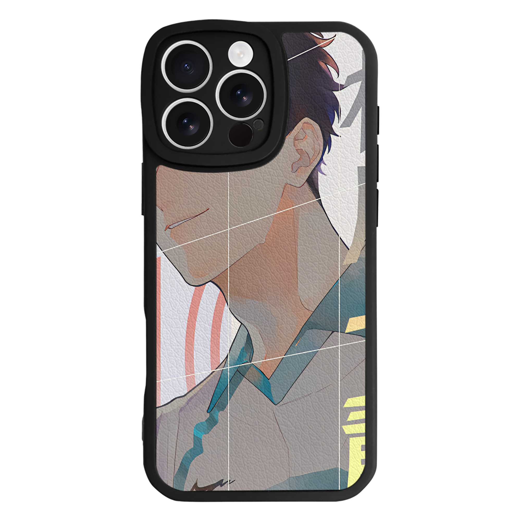 （画像用） ハイキュー!! Haikyu!! 【iPhone 16シリーズ対応】シリコンスマホケース（レザー調） 材質：シリコン